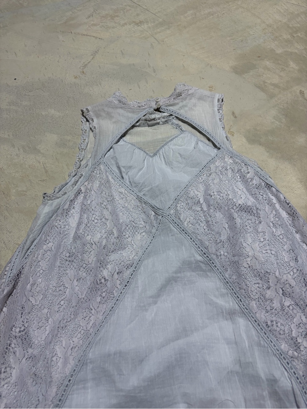Free people FP ONE angel Lace trapeze Sleeveless Dress - Picture 4 of 10